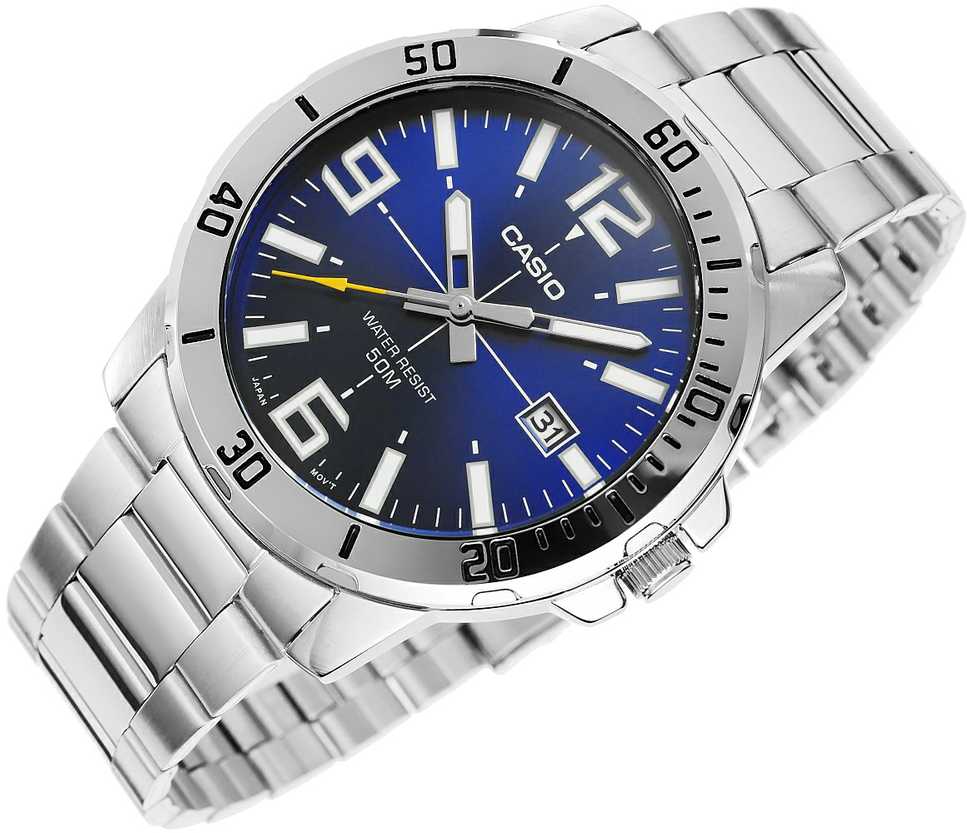 Laikrodis vyrams CASIO MTP-VD01D-2B (zd175a) + BOX