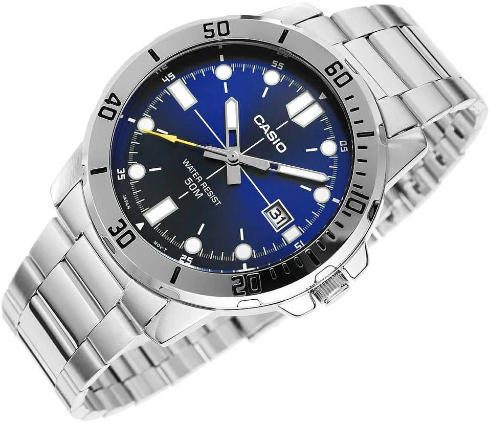 Laikrodis CASIO MEN'S WATCH MTP-VD01D-2E (zd185c) + BOX