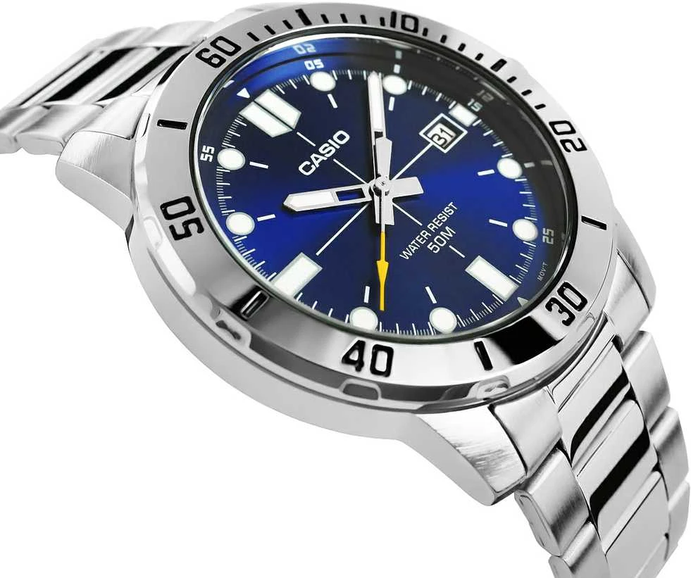 Laikrodis CASIO MEN'S WATCH MTP-VD01D-2E (zd185c) + BOX