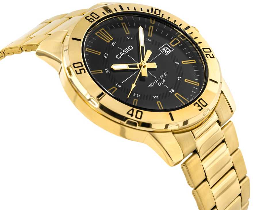 Laikrodis CASIO MALE WATCH MTP-VD01G-1CVUDF (zd185d) + BOX