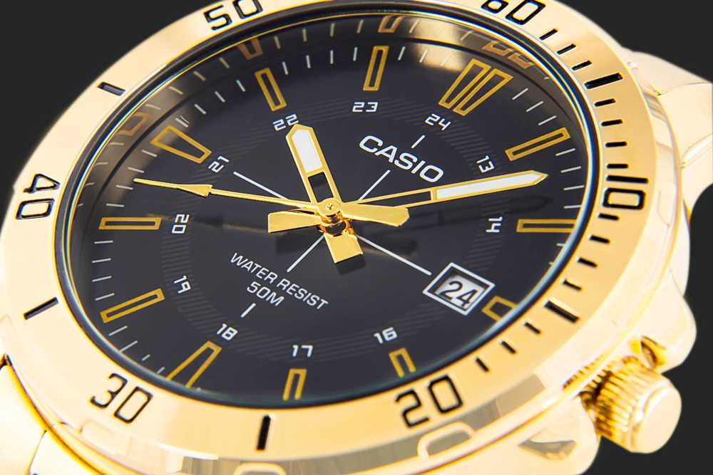 Laikrodis CASIO MALE WATCH MTP-VD01G-1CVUDF (zd185d) + BOX