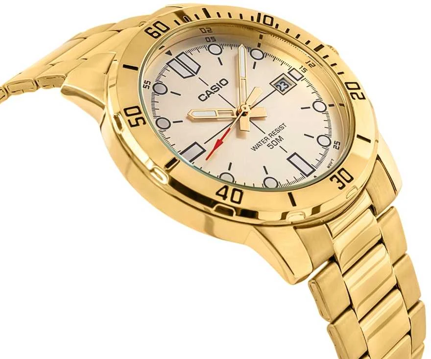 Laikrodis CASIO MEN'S WATCH MTP-VD01G-9E (zd185d) + BOX