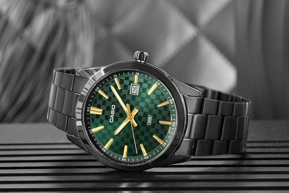 VYRIŠKAS LAIKRODIS CASIO MTP-VD03B-3A + BOX