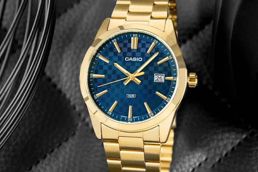 Laikrodis CASIO MTP-VD03G-2A MEN'S WATCH + BOX