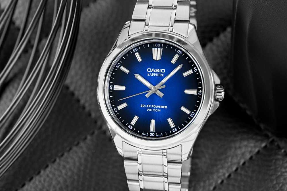 Laikrodis CASIO MTS-RS100D-2A MEN'S WATCH + BOX