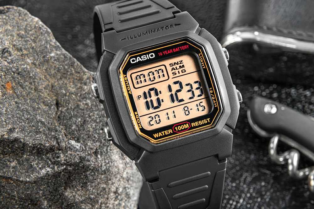 Casio W-800HG-9AVDF vyriškas laikrodis