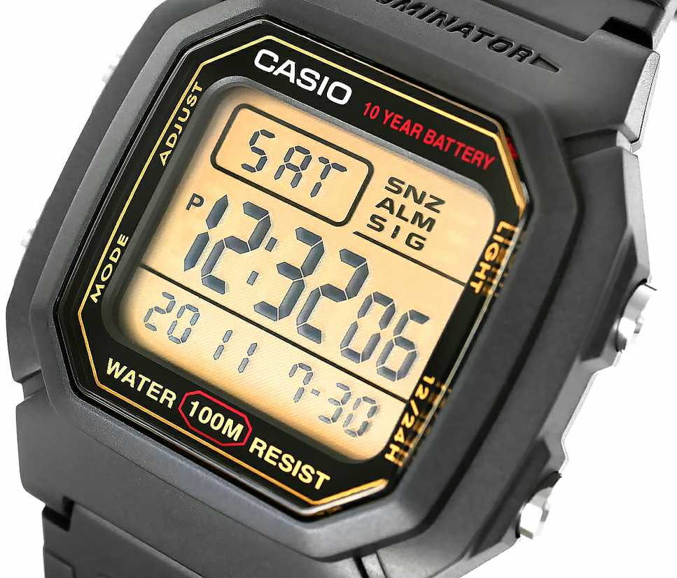 Casio W-800HG-9AVDF vyriškas laikrodis