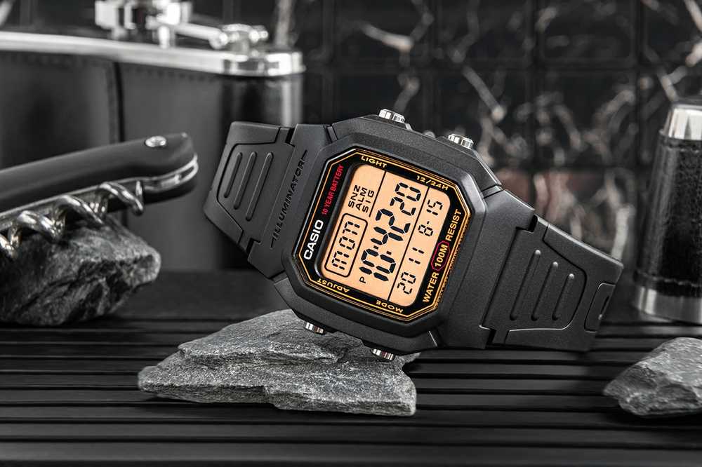 Casio W-800HG-9AVDF vyriškas laikrodis