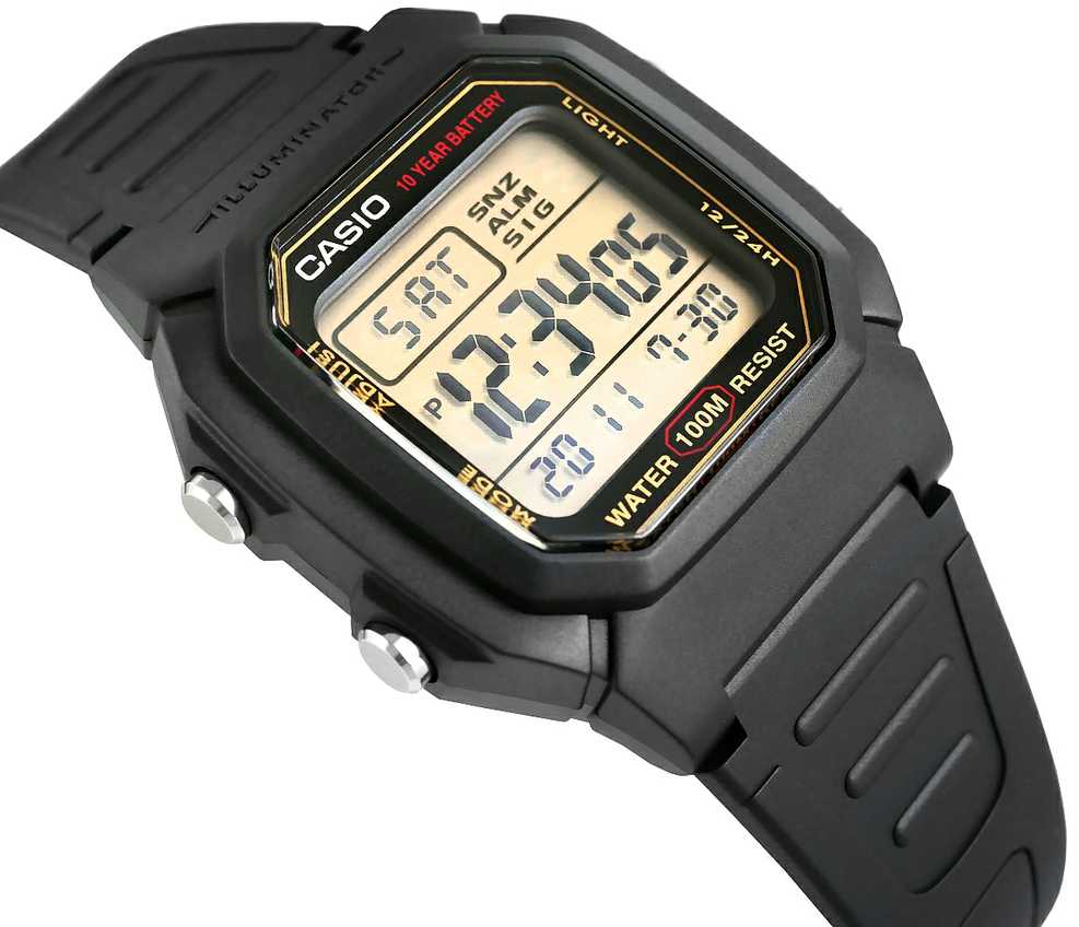 Casio W-800HG-9AVDF vyriškas laikrodis