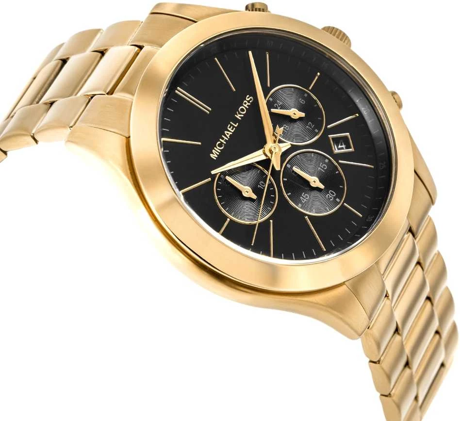 Vyriškas laikrodis + Kortelių dėklas MICHAEL KORS MK1076SET + Dėžutė