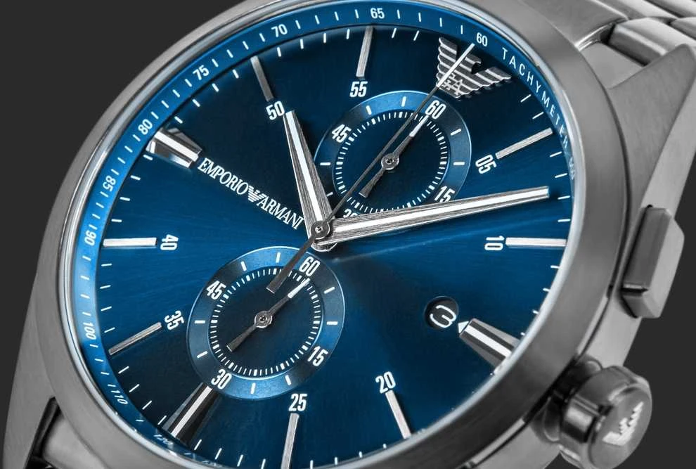 Vyriškas laikrodis EMPORIO ARMANI CLAUDIO AR11481 + BOX