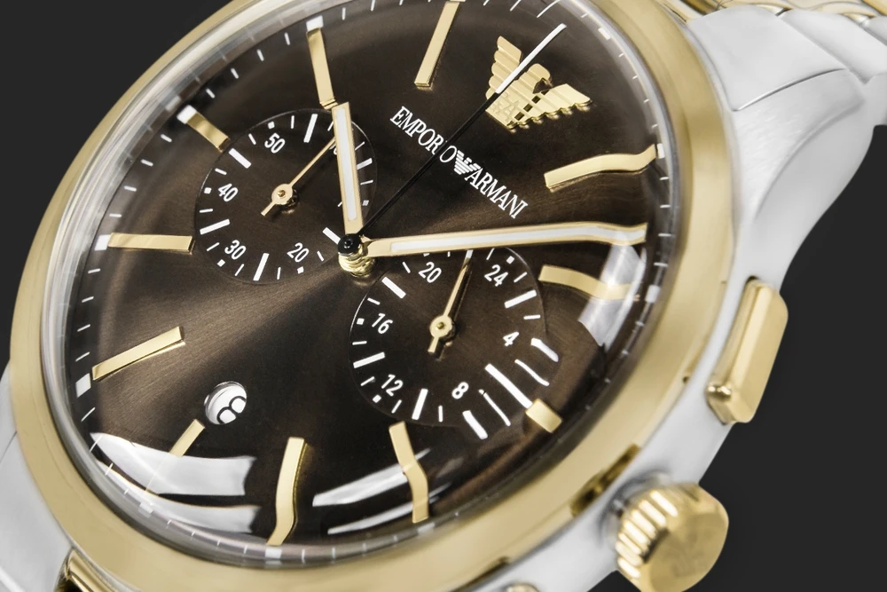 Vyriškas laikrodis Emporio Armani Dario Chronograph AR80084SET + BOX