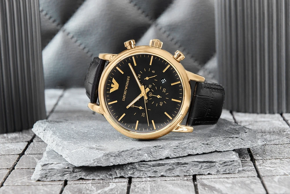Vyriškas laikrodis Emporio Armani Luigi AR1917 + BOX