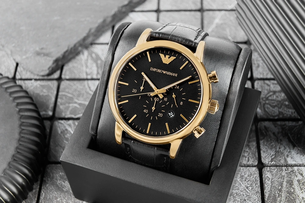 Vyriškas laikrodis Emporio Armani Luigi AR1917 + BOX