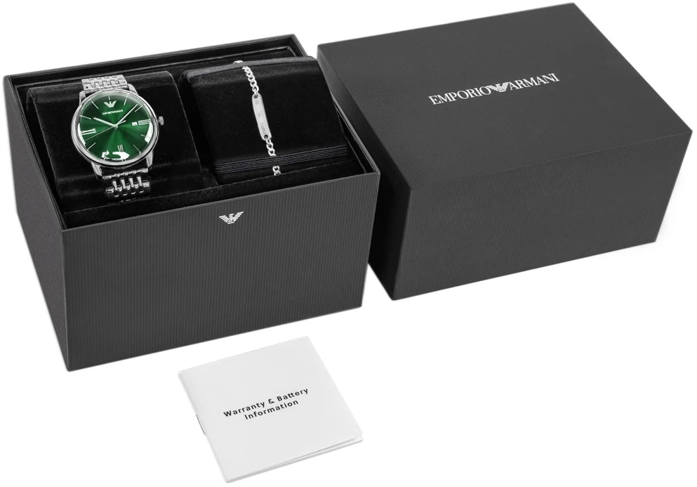 Vyriškas laikrodis Emporio Armani Minimalist AR80087SET + BOX