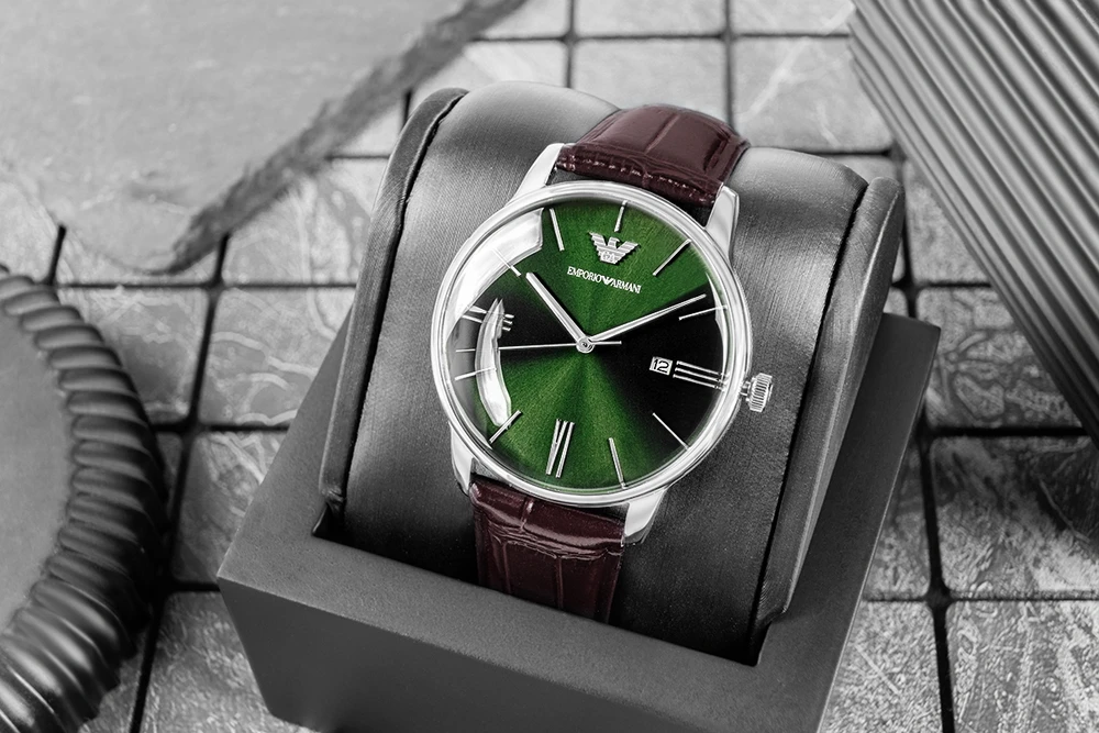 Vyriškas laikrodis Emporio Armani Minimalist AR11672 + BOX