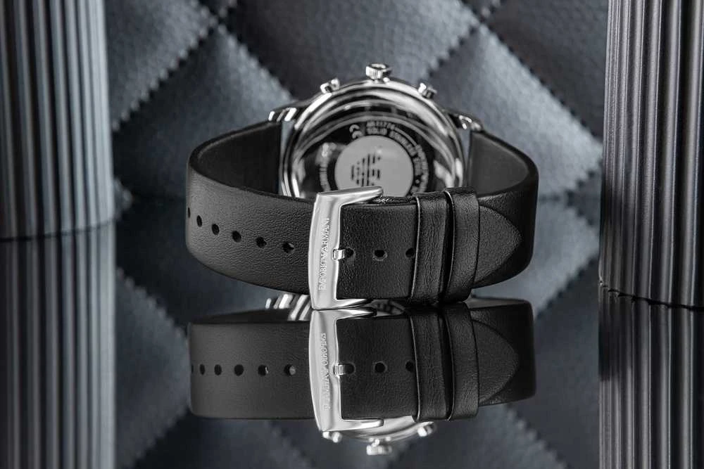 Emporia Vyriškas laikrodis EMPORIO ARMANI Minimalist Chronograph AR11774 + DĖŽUTĖ