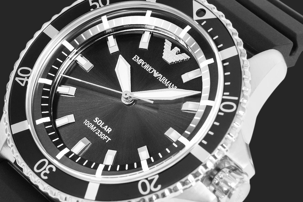 Vyriškas laikrodis Emporio Armani World Explorer Solar AR11788 + BOX