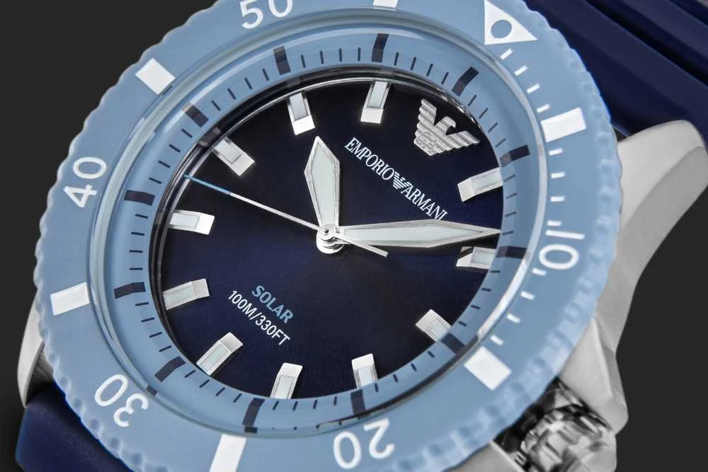 EMPORIO ARMANI World Explorer Solar AR11785 vyriškas laikrodis + DĖŽUTĖ