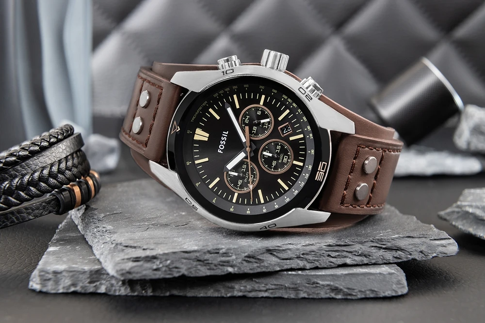 FOSSIL Coachman vyriškas laikrodis CH2891 + BOX