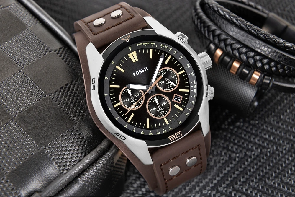 FOSSIL Coachman vyriškas laikrodis CH2891 + BOX