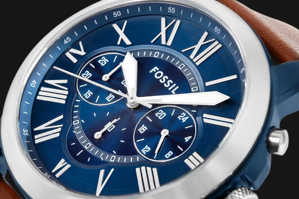 Vyriškas laikrodis FOSSIL Grant Leather FS5151 + BOX