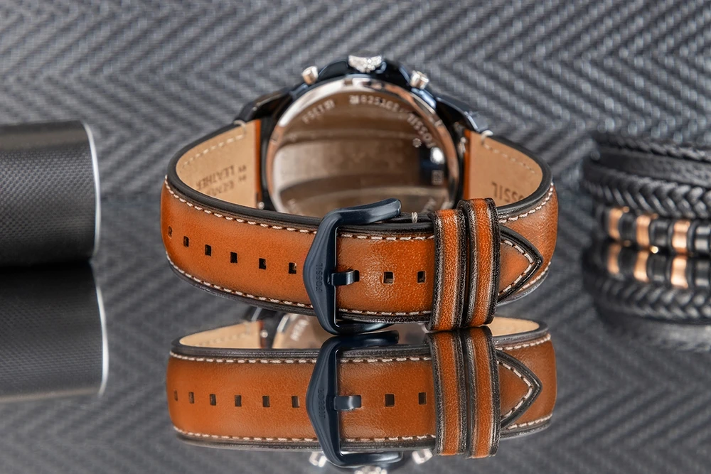 Vyriškas laikrodis FOSSIL Grant Leather FS5151 + BOX