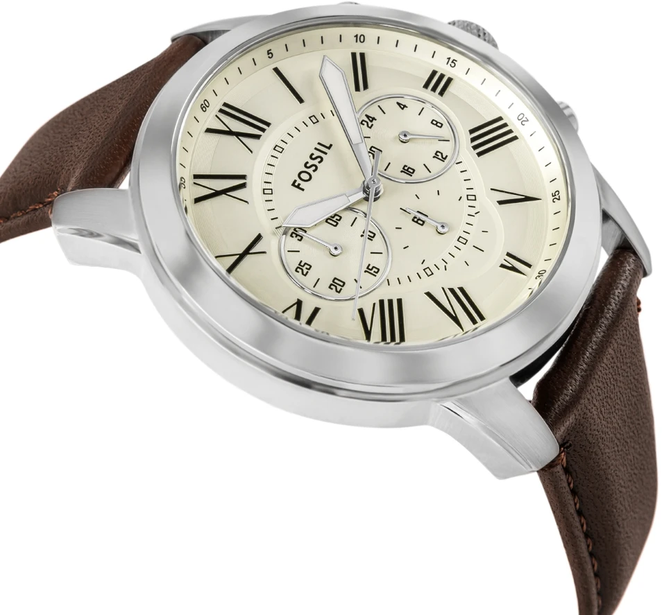 Vyriškas laikrodis FOSSIL Grant Leather FS4735 + BOX