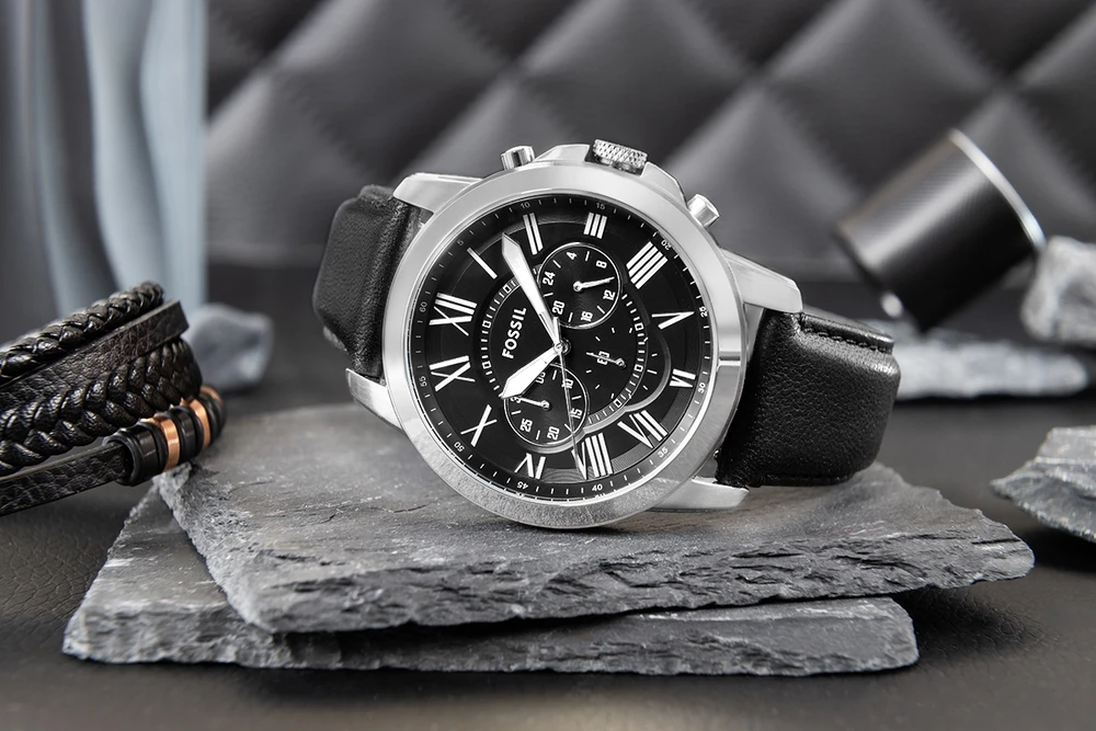 Laikrodis FOSSIL FS4812. Kvarcas, Juoda Spalva. Unisex.