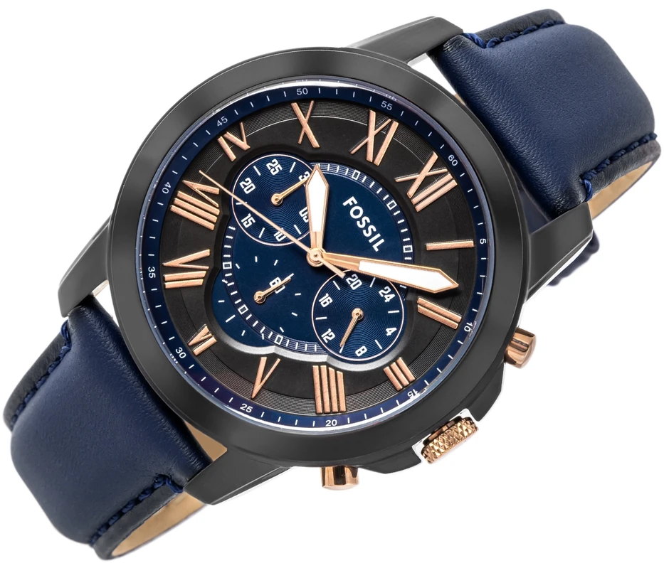 Vyriškas laikrodis FOSSIL Grant Leather FS5061 + BOX