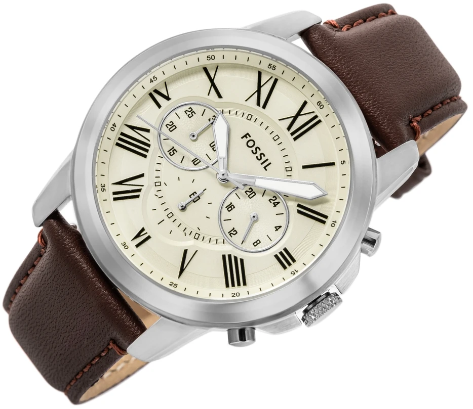 Vyriškas laikrodis FOSSIL Grant Leather FS4735 + BOX