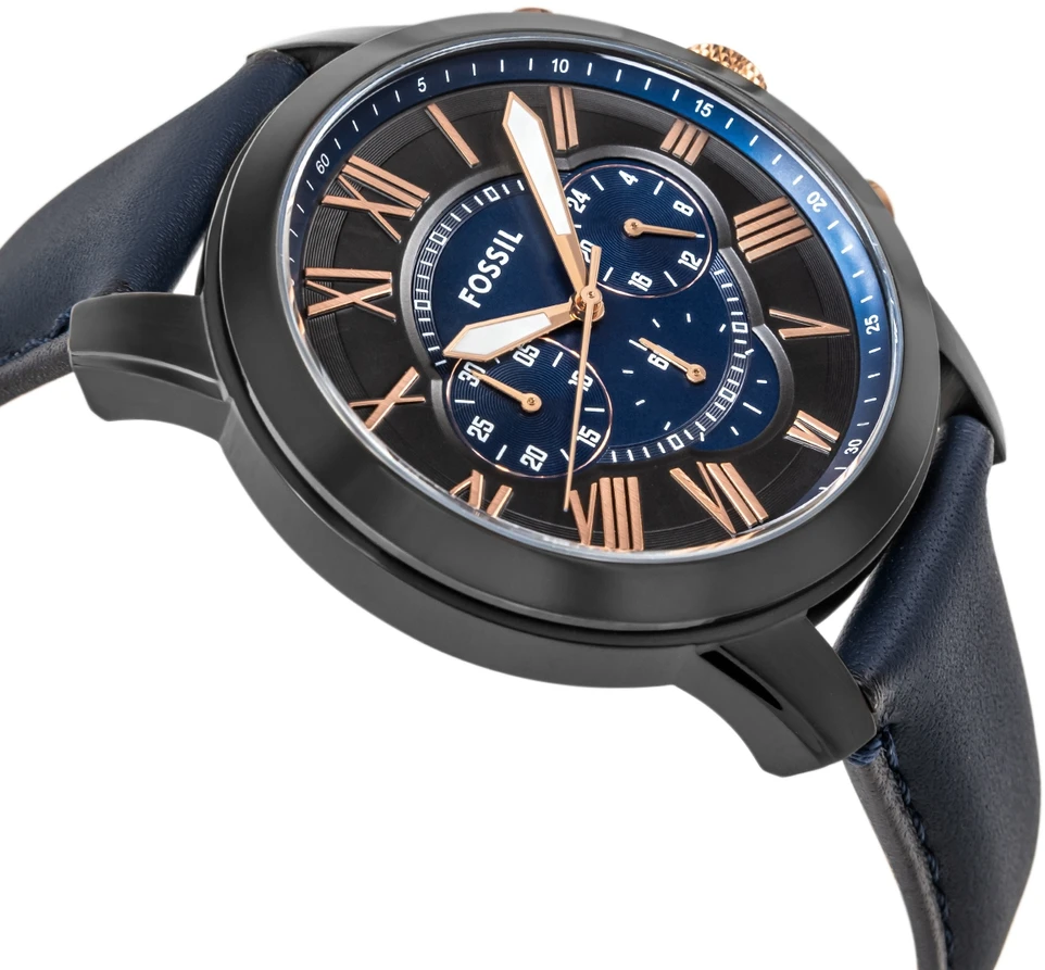 Vyriškas laikrodis FOSSIL Grant Leather FS5061 + BOX