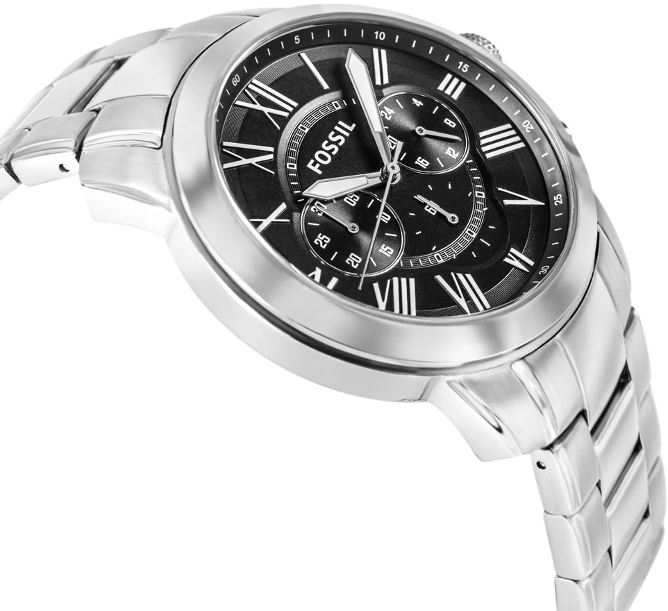 Laikrodis FOSSIL FS4736. Kvarcas, Juoda Spalva. Unisex.