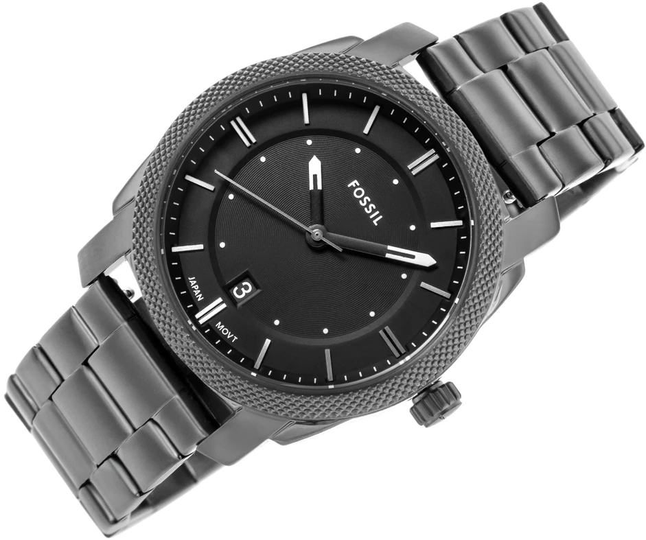 Vyriškas laikrodis FOSSIL Machine Pilkas FS4774 + BOX