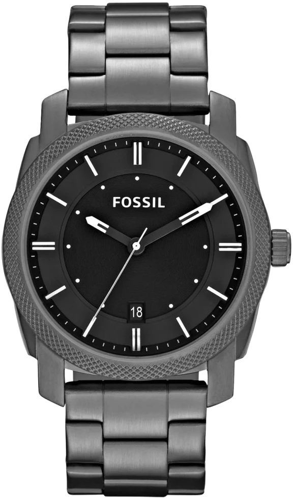 Vyriškas laikrodis FOSSIL Machine Pilkas FS4774 + BOX