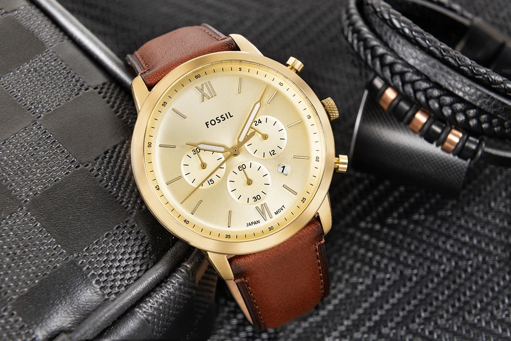 Vyriškas laikrodis FOSSIL Neutra Chronograph FS6113 + BOX