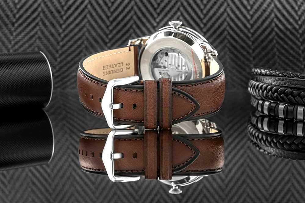 FOSSIL Townsman Automatinis ME3266 Vyriškas Laikrodis + DĖŽUTĖ