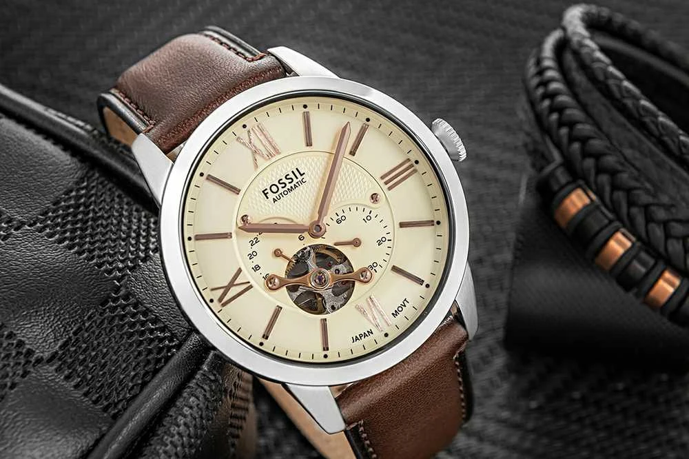 FOSSIL Townsman Automatinis ME3266 Vyriškas Laikrodis + DĖŽUTĖ