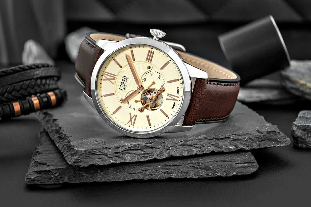 FOSSIL Townsman Automatinis ME3266 Vyriškas Laikrodis + DĖŽUTĖ