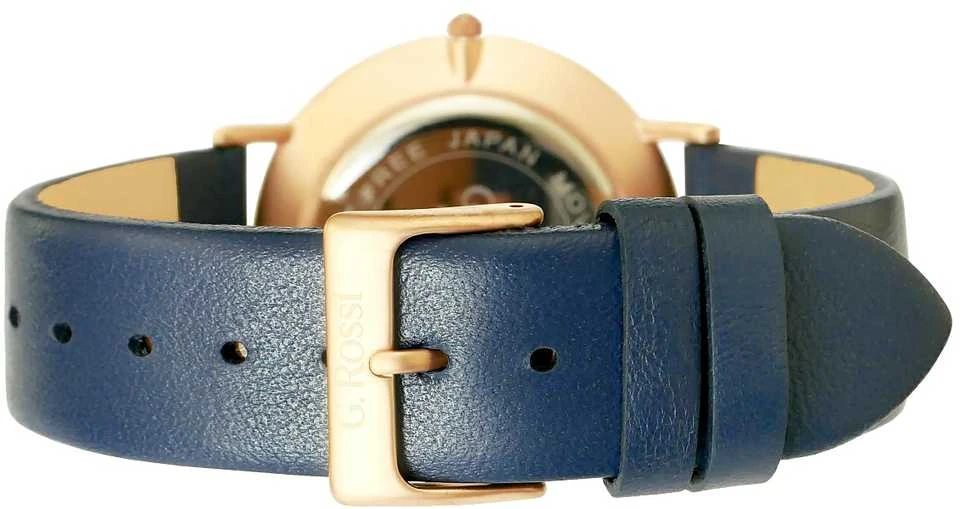 G.Rossi Laikrodis vyrams G. ROSSI - 10853A - SLIM (zg184h) + dėžutė
