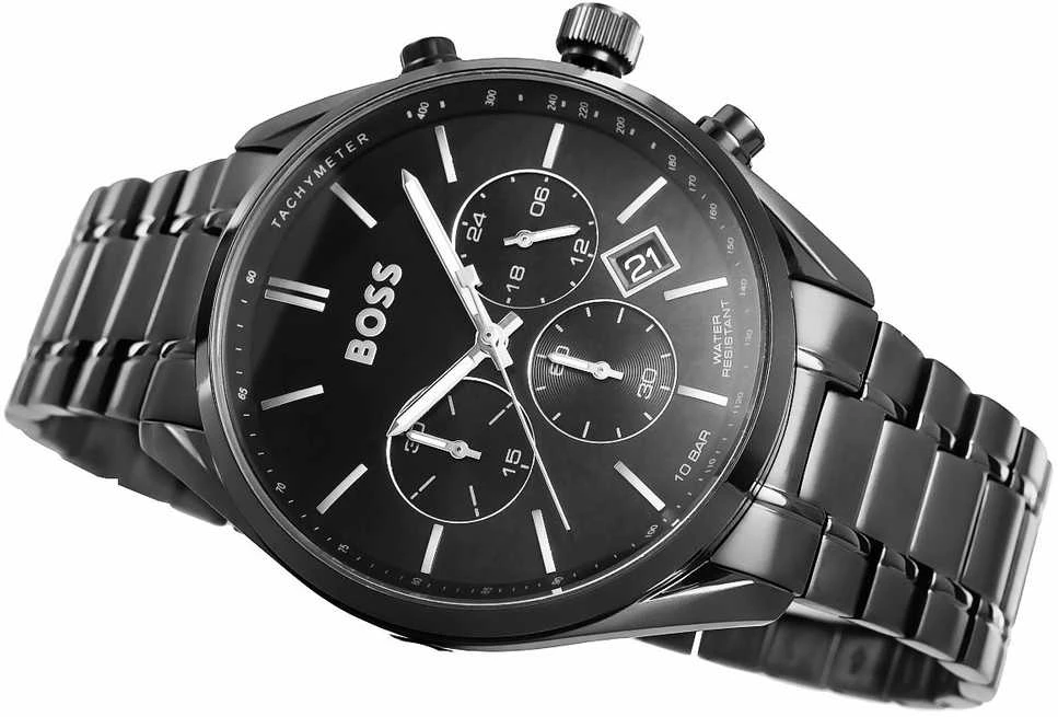 HUGO BOSS vyriškas laikrodis 1513871 CHAMPION (zh052h)