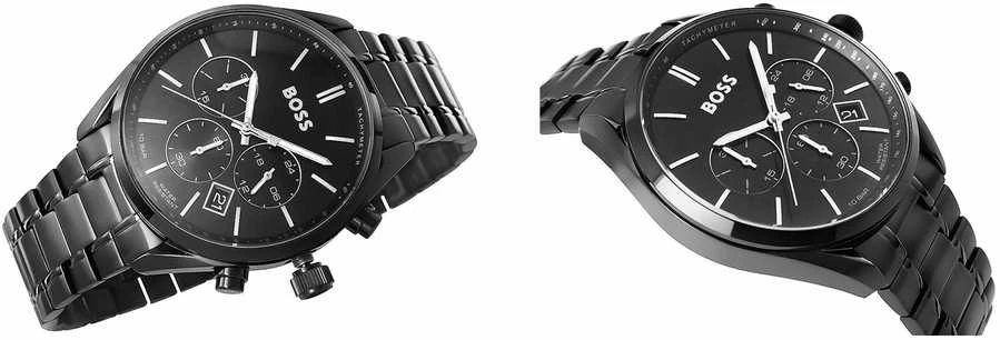 HUGO BOSS vyriškas laikrodis 1513871 CHAMPION (zh052h)