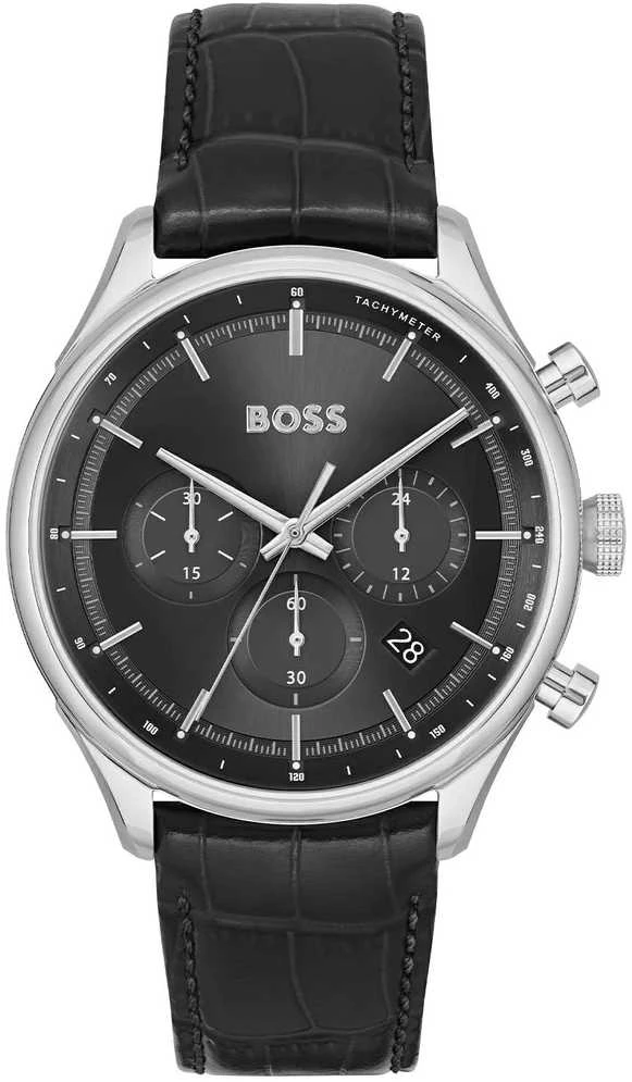 Rankinis laikrodis HUGO BOSS 1514049 (vyrams), pilka, dydis 45 mm