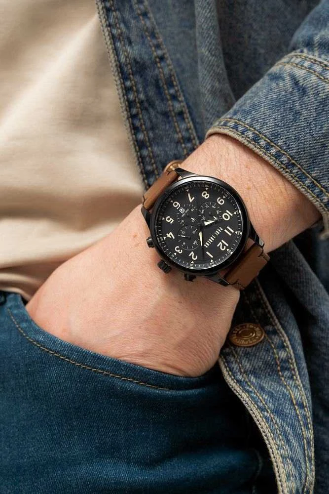 Laikrodis PAUL LORENS MALE WATCH - PL20011A-1B3 (zg378d) + BOX