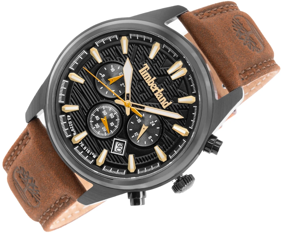 Vyriškas laikrodis TIMBERLAND Northbridge Dual Time TDWGF0009603 + BOX