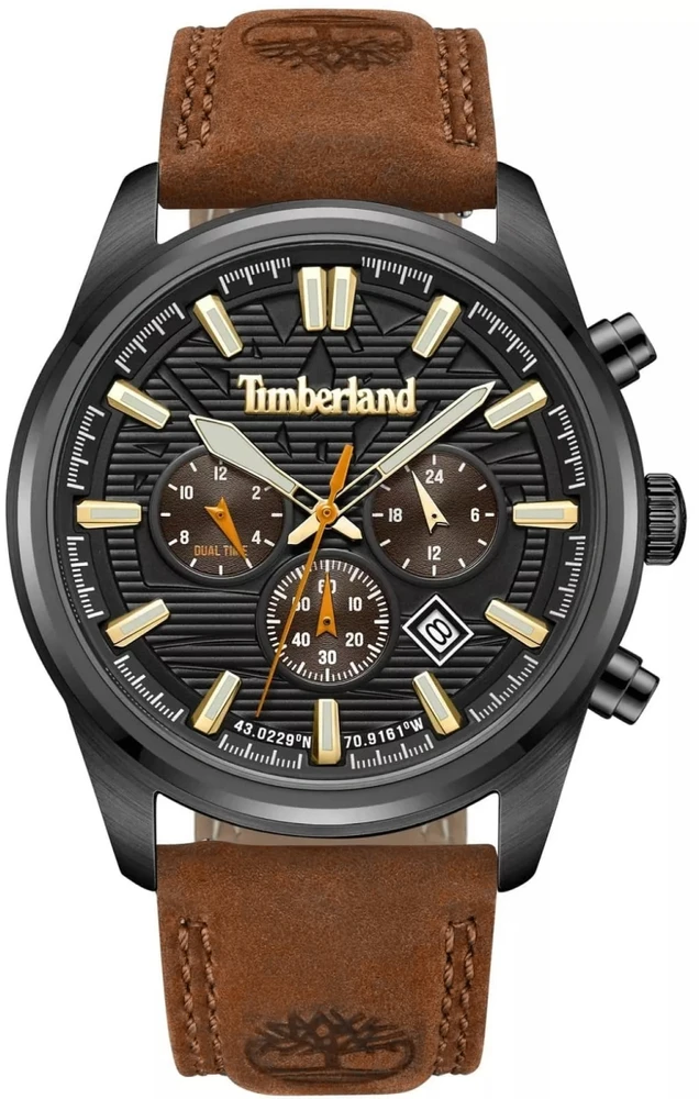 Vyriškas laikrodis TIMBERLAND Northbridge Dual Time TDWGF0009603 + BOX