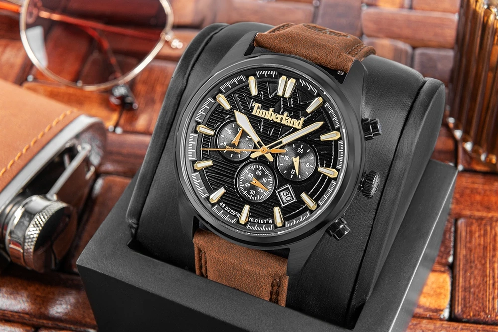 Vyriškas laikrodis TIMBERLAND Northbridge Dual Time TDWGF0009603 + BOX