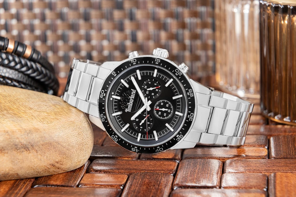 Vyriškas laikrodis TIMBERLAND Parkman Dual Time TDWGK0041302 + BOX