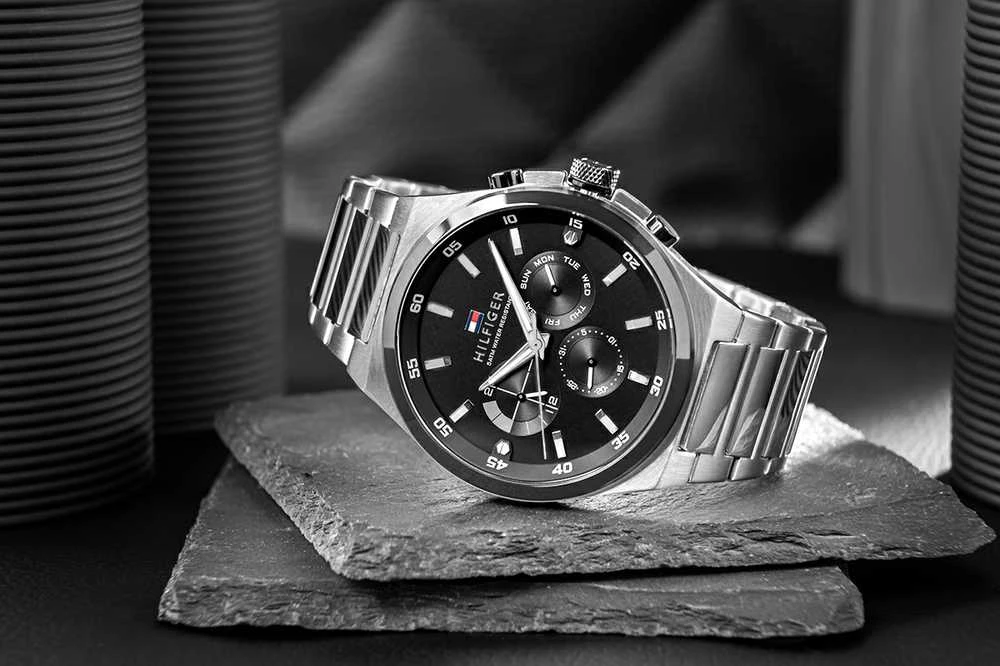 Laikrodis TOMMY HILFIGER DEXTER MEN'S WATCH 1792087 (zf104b) + BOX