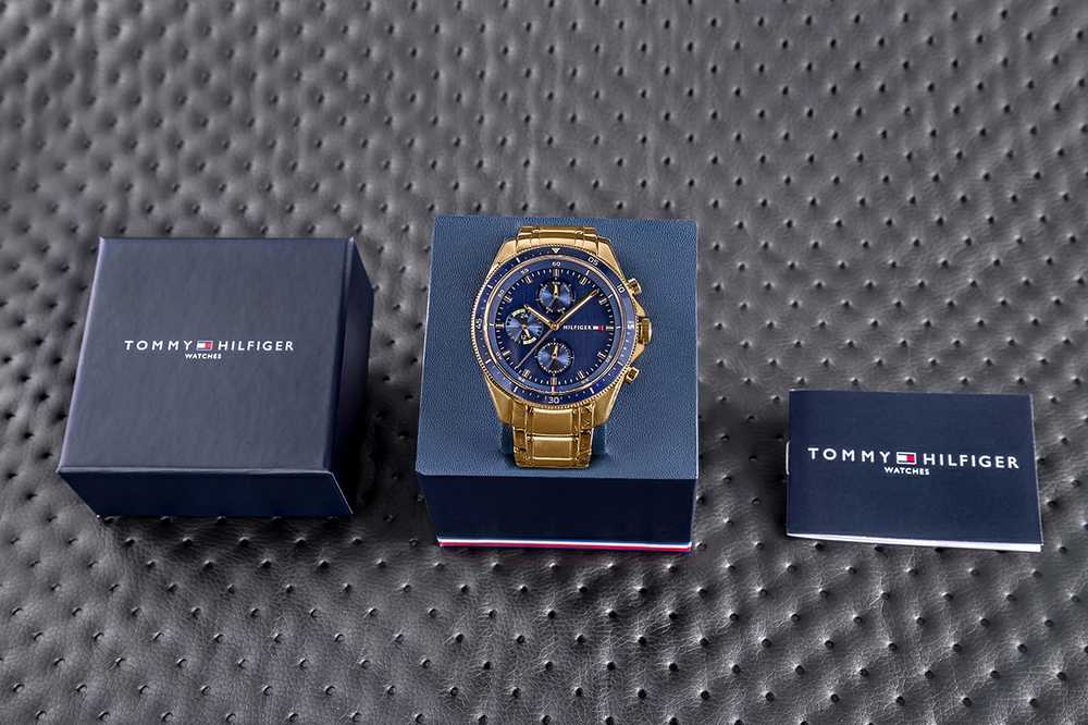 Laikrodis TOMMY HILFIGER PARKER MEN'S WATCH 1791834 (zf052b) + BOX